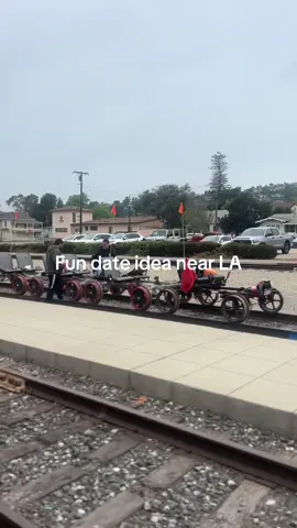 📍The Sunburst Railbikes 200 N 10th St, Santa Paula, CA 93060 About 1.5 hours from LA! It was so cool railbiking through town in the actual traffic lol Prancer’s Farm was lovely and the staff was wonderful! They give you a free bag of popcorn and you can purchase snacks/produce at the farm stand. The petting zoo and strawberry picking options are also extra. Good wholesome fun for all ages 💖
