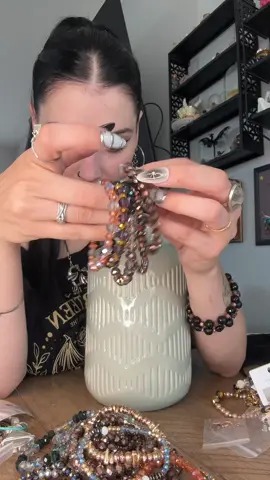 BEST MYSTERY JEWELRY JAR!!! Part two!!!! 😻😻 From @UwU #jewelrytiktok #foryewwww #trendingvideo #fypシ゚viral #mysteryjewlerygirl #supportsmallbusiness #crystals #mysterybox #accessories #jewleryhaul #mystery #jewelry #jar #alttiktok #crystalsoftiktok #handmadejewelry #unboxing #altgirl #alternative #freepalestine 