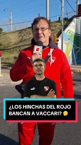 ¡BANCA TOTAL! 🙌🔴 Los hinchas de #Independiente, a favor de la continuidad de Julio #Vaccari ✅⚽️ 🇦🇷📺 ESPN Premium | Suscribite al Pack Fútbol | #TorneoClausura #TikTokDeportes #futbolargentino