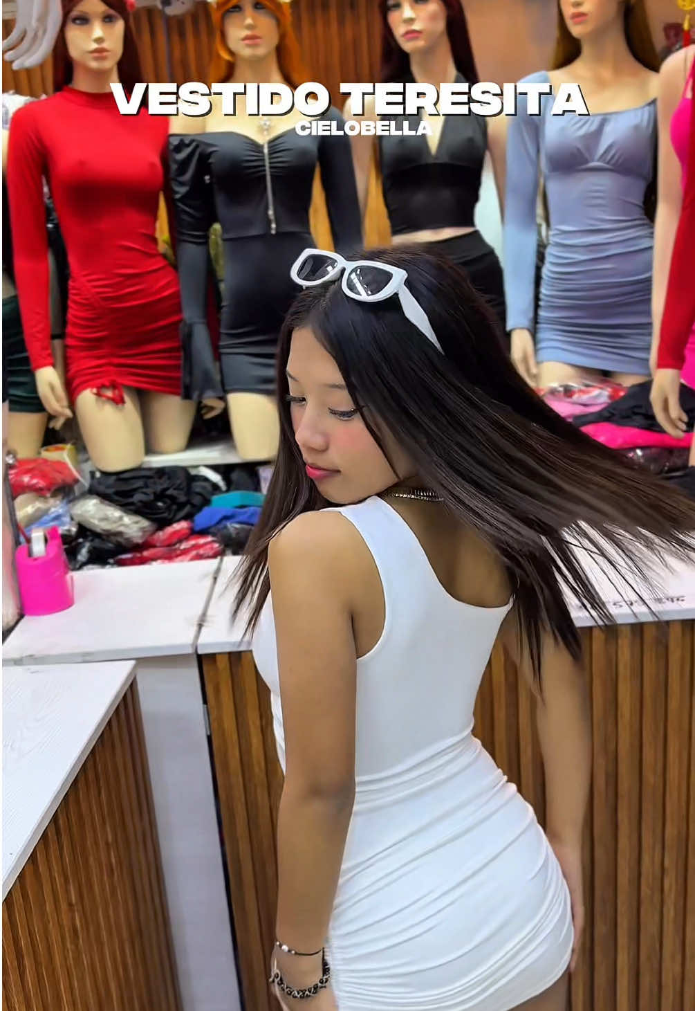 Vestido Teresita 🤍❤️‍🔥. Pedidos 903 575 296. ✨//CieloBellafashion 🛒. #fyp #gamarra #modafemenina #vestidos #mayoristas #CapCut 