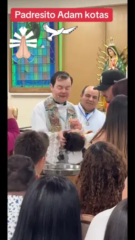 Padresito Adam kotas bautizando, niños #Adamkotas #3040 E Chayanne Ave  santuario San Benito, ##Norlasvegas