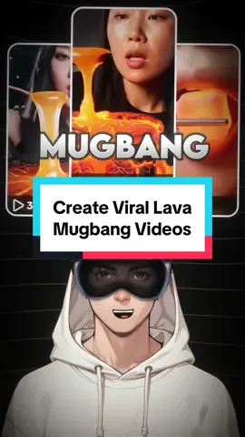 How to create viral lava mugbang videos using AI 🤔 #tiktokautomation #ai #aitools #contentcreator #makemoneyontiktok 