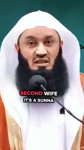 Second wife it's sunna #muftimenk #motivaonalvideo #motivation #wife #secondwife #relationships #sunna 