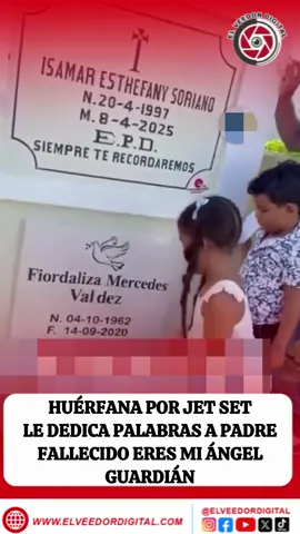 Una niña le dedicó un emotivo mensaje a su padre, quien fue una de las víctimas mortales de la tragedia del Jet Set.  En el video se aprecia cómo la niña visita la tumba de su fallecido progenitor, conmoviendo a más de uno.  