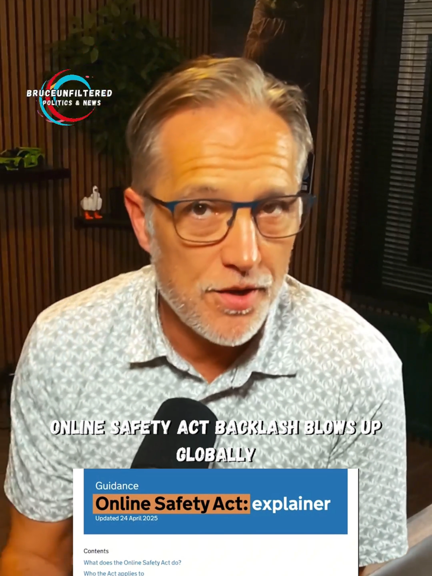 Online Safety Act Backlash Blows Up Globally - Dylan Page. #opinions #debates #bruceunfiltered #politics #news  @dylan.page