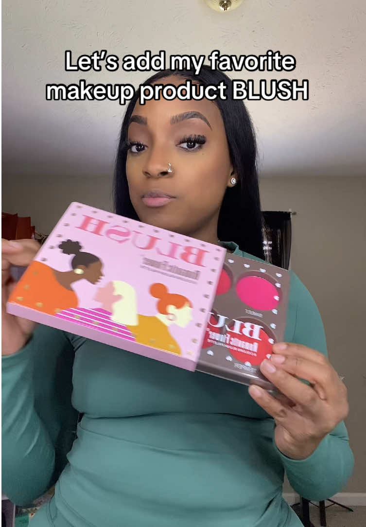 These colors are PIGMENTED AF 😆 #blush #blushpalette #makeup #makeup #beauty 