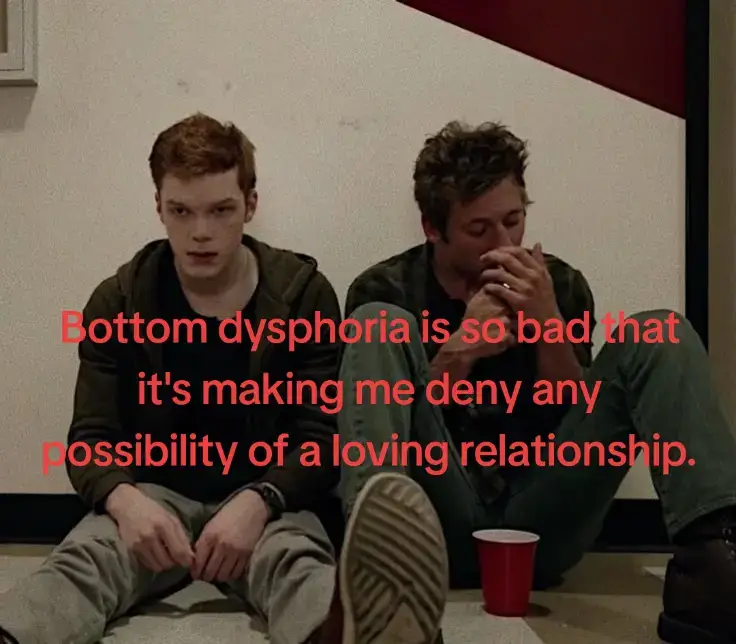 maybe is 🌽 fault that i don't feel able of being loved cuz I don't have a dih idc abt cispassing if I can't do anything about my genitals #transman #dysphoria #ftm 