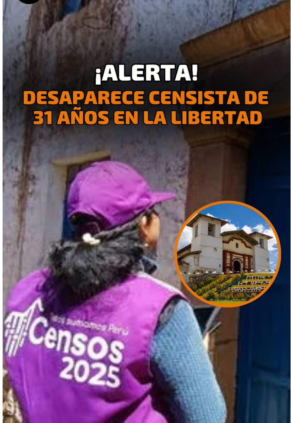 ¡ATENCIÓN!🚨 Aydaluz Mayte Sánchez Méndez fue vista por última vez el 7 de agosto en Mollepata, Santiago de Chuco. No llegó a iniciar sus labores del censo y en su cuarto quedaron sus pertenencias de trabajo. #desaparicion #censo2025 #censo #inei #lalibertad #noticiaperu #Trome