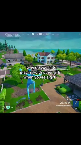 GIRL STFU AND ME FOCUS DAMN! #Fyp #Fortnite call me a pick me idc but ts legit pmo. how are you going to tell me i got this and then two seconds later i’m going to die (?) 😭 