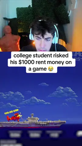 College student risked his rent money 😭 #aviamasters #streaming #avia #kick #planegame 