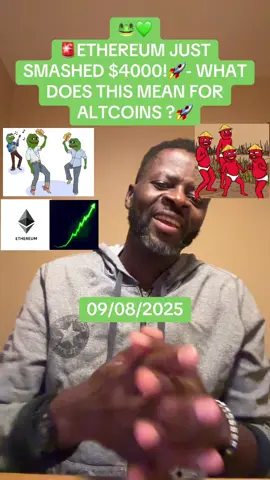 🐸💚🚨Ethereum just smashed $4000! 🚀 - What does this mean for ALTCOINS?👀 🚀🚀🚀#cryptocurrency #ethereum #bullrun #altcoinseason #moon 