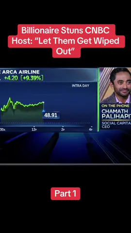 Billionaire Stuns CNBC Host: “Let Them Get Wiped Out” #therationalnational #davidfoel #chrislicht #FOH #foryoupage 