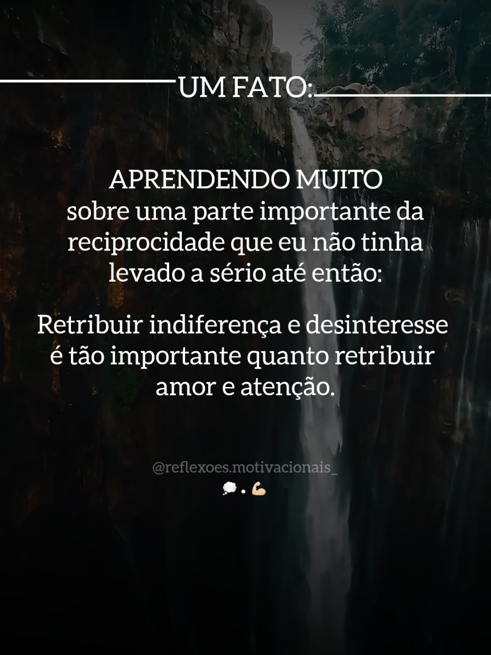 REFLEXÃO DE HOJE... 💭 #creatorsearchinsights #reflexão #reflexaododia #motivacao #frasesmotivadoras #vida 