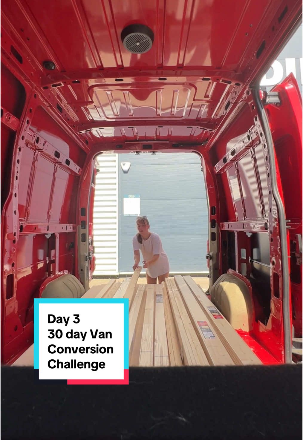 Day 3 of my 30 day challenge, finally getting onto some more exciting stages 😍 #annesvanplan #30dayvanconversion #vanconversionuk #vanlifeuk #camperconversion #vauxhallmovanocampervan
