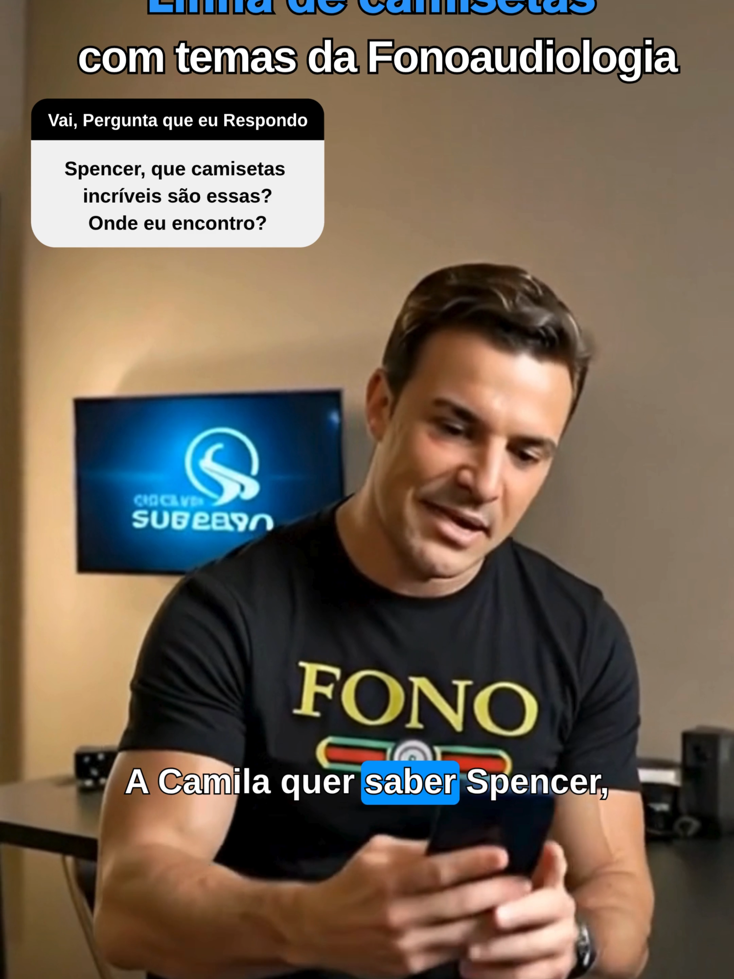 Uma linha e camisetas especializadas na Fono? TEM SIM! Vista e mostre todo seu amor pela FONOAUDIOLOGIA! #sucesso #fonoaudiólogo #fonoaudiologos #carreira #gestão #audiometriaclinica #audiometria #gestãofinanceira #camiseta #fonoaudiologia #presente