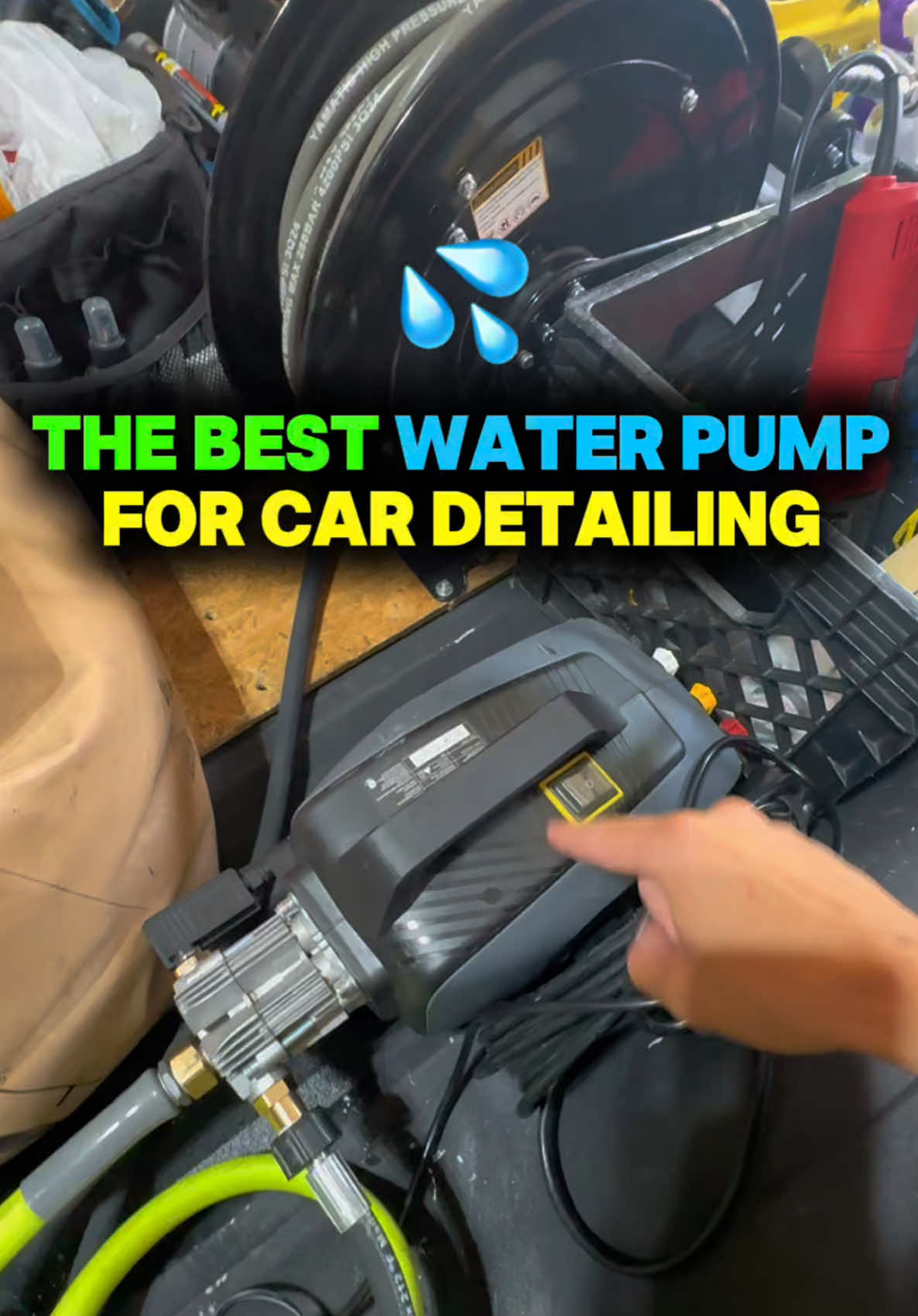 The BEST Water Pump for Car Detailing #detailingtips #detailingproducts #mobiledetailing #waterpump #creatorsearchinsights 