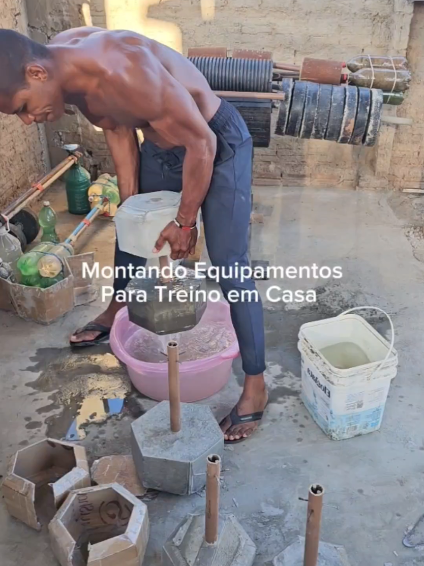 Como Fazer Equipamentos Musculação Academia Caseira  #equipamentoacademia #josemarswat 