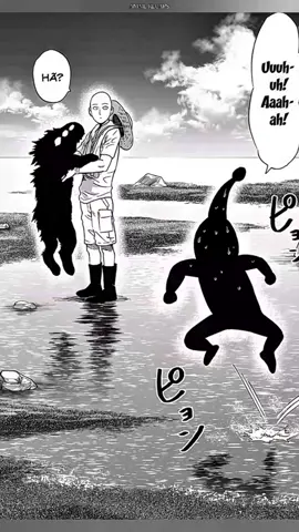 Saitama adota o Esperma Negro como animal de estimação e o leva para a assiação de heróis #onepunchman #saitama #anime #edit #fyp 