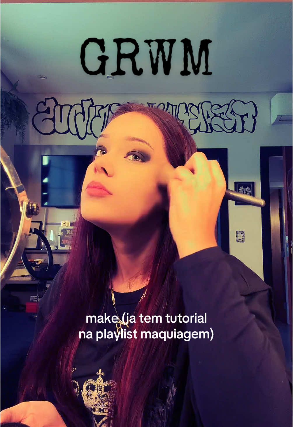 grwm evento de carro #getreadywithme #grwm #arrumesecomigo #2000s #2010s #2000sthrowback #2010snostalgia #2000snostalgia #2010sthrowback #trashyy2k #swag 