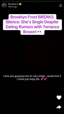 👀👀👀 #brooklynfrost #terrancebrown #singlelife #fyp #viral 