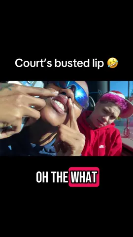 Court busted her lip in the game last night…🥴 join @studbudz live on Twitch now! #courtneywilliams #natishahiedeman #studbudz #dijonaicarrington #minnesotalynx #WNBA #teamstudbudz 