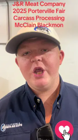 Say  J&R Meat Company hears from McLain Blackmon about his experience getting to see his 2025 Porterville Fair Lamb processed, cut and wrapped.#meatcompany  #californiaagriculture #portervillecalifornia #tularecountyfairgrounds #tularecalifornia #jrmeatcompany #JRMeatCompany #livestockshow #meattok #livestockshowlife #meatjobs #meatscience  And whatever else 