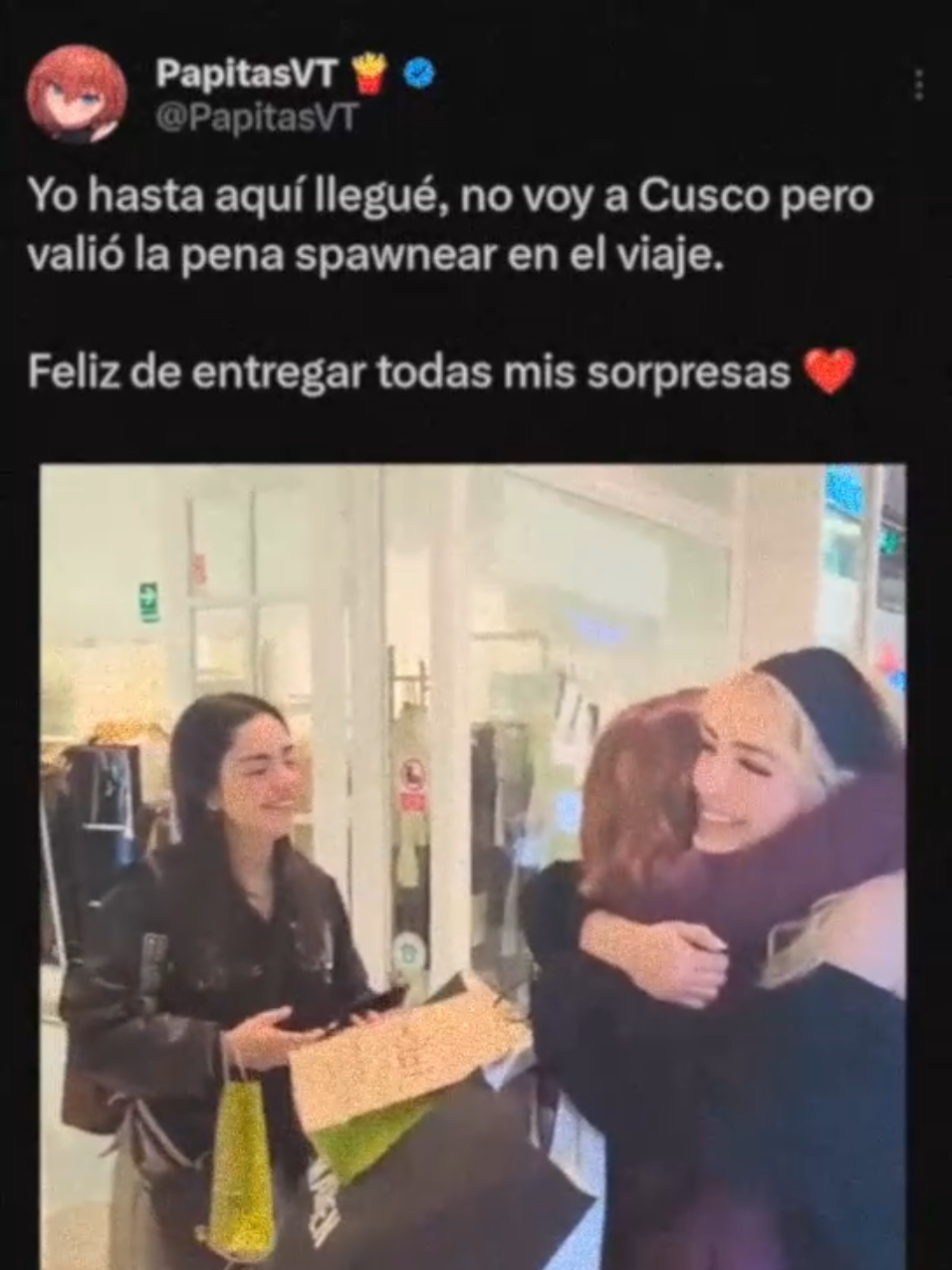 Papitas con solo ir unos días demostró que aún hay bondad en los streamers y no todo son números , show o dinero. Solo se necesita una persona para marcar la diferencia #edit #superman #papitas #papitasvt #sylvee #sylveey #maryblog #mary #evapartis #kickperu #kick #punkrock #bondad #paratii 