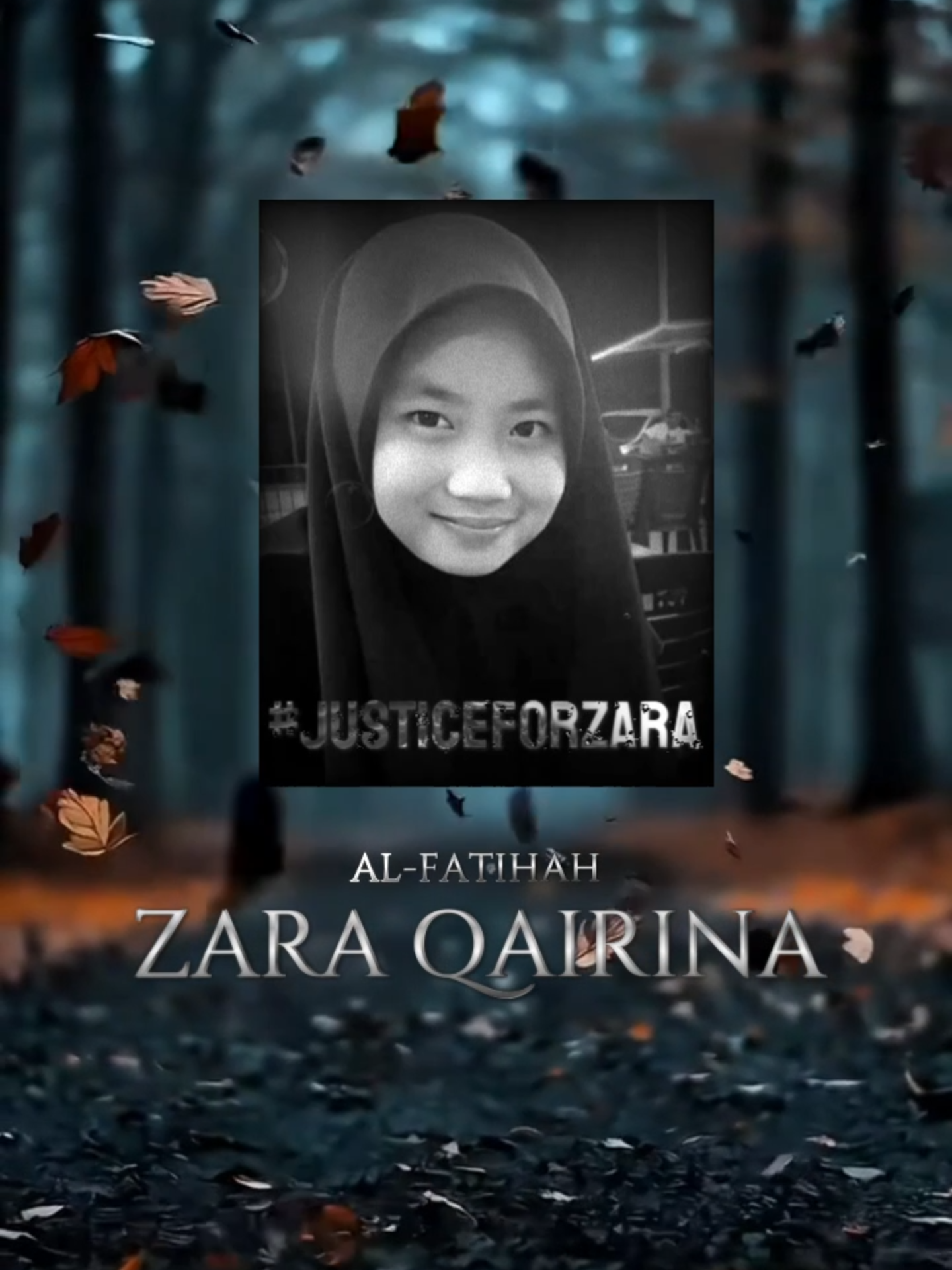 Al-fatihah. kita semua Doakan arwah zara qairina yang berada di sabah kini masih dalam siasatan. Semoga semua pasti akan terjawab dan pelaku berjaya di kesan dan di tangkap. tiada yang mustahil jika allah s.w.t berkehendak. #justiceforzara #zaraqairina #sabah #stopBully #alfatihah #share #ramaikanBerdoa #SemogaDoaKitAMeringankanKerjaMerekaYangMenjalankanSiasatan