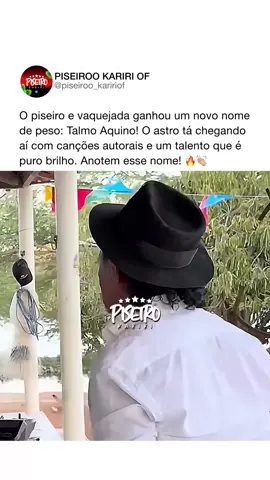 Se o Tiringa aprovou, então tá tudo certo! O @Talmo Aquino é mais um artista da #CiganoMusic que vem crescendo cada vez mais por todo o Nordeste e, com certeza, será o próximo estouro do Brasil! 👀🔥  #tiringa #piseiro #forro #vaquejada #fyp #pisadinha 