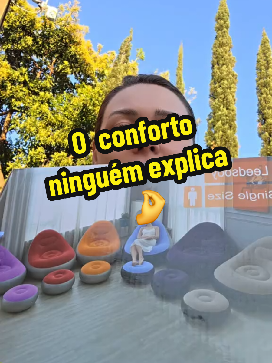 #casaarrumada #poltrona #puff #casaorganizada #tiktokshop  Puff, sofá, poltrona inflável 