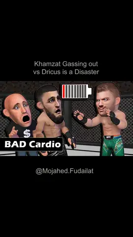 Khamzat Gassing out vs Dricus is a Disaster #khamzat #UFC #MMA #Animation #ufc319 
