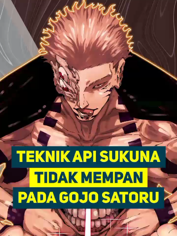 Teknik Api Sukuna Tidak Mempan Pada Gojo Satoru? #jujutsukaisen #gojovssukuna #mangaedit #anime #trending #nika #gojosatoru #yuji #sukuna #fyp #onepiece #sakamotodays #isekai 