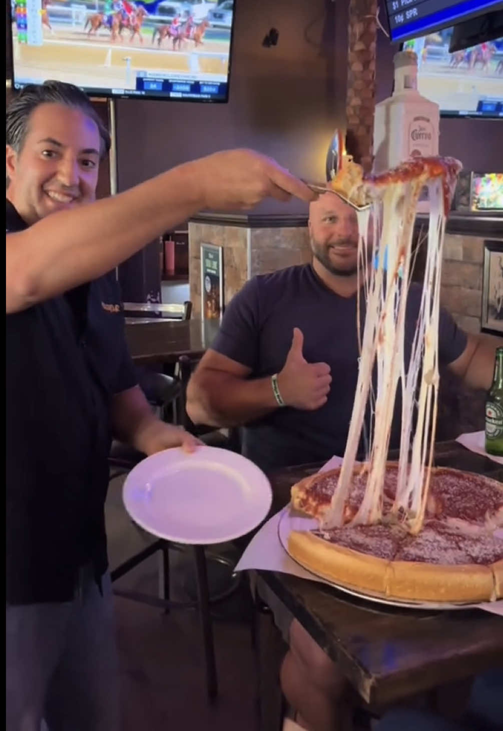 We’re back at Enzo’s to watch one of their deep dish pizzas come straight out of the oven 🍕🔥 Does deep dish or Chicago Style pizza count as ‘real’ pizza for you? 🤷🏽‍♂️ With @Enzo’s Pizza  #fyp #foryou #pizza #deepdish #chicagostyle #chicago #foodporn #food 