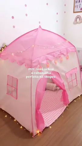 🏡 **Tenda Infantil: Casa dos Sonhos!** 🌈 Transforme o quarto do seu pequeno em um mundo de diversão! ✨ **Vantagens:** • Design encantador e fácil montagem. • Material seguro e durável. 🎉 Estimula a criatividade e proporciona um espaço especial para brincar. 🌟 **Dê ao seu filho a alegria de ter sua própria casa dos sonhos!** 🧸✨ #cabana #cabanainfantil #princesas #casinha #brinquedos #infanciafeliz #meninas #meninos #sonhos 