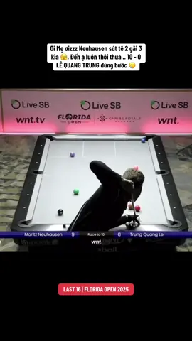 Lê Quang Trung khép lại hành trình tại Last 16 Florida Open 2025 trước quaiii vật Neuhause#xuhuong#billiards#trending#billiards#LeQuangTrung#Neuhouse