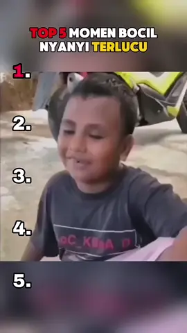 Top 5 momen bocil nyanyi terlucu bikin ngakak  #fypreels #fbpro #lucu #top5 #random