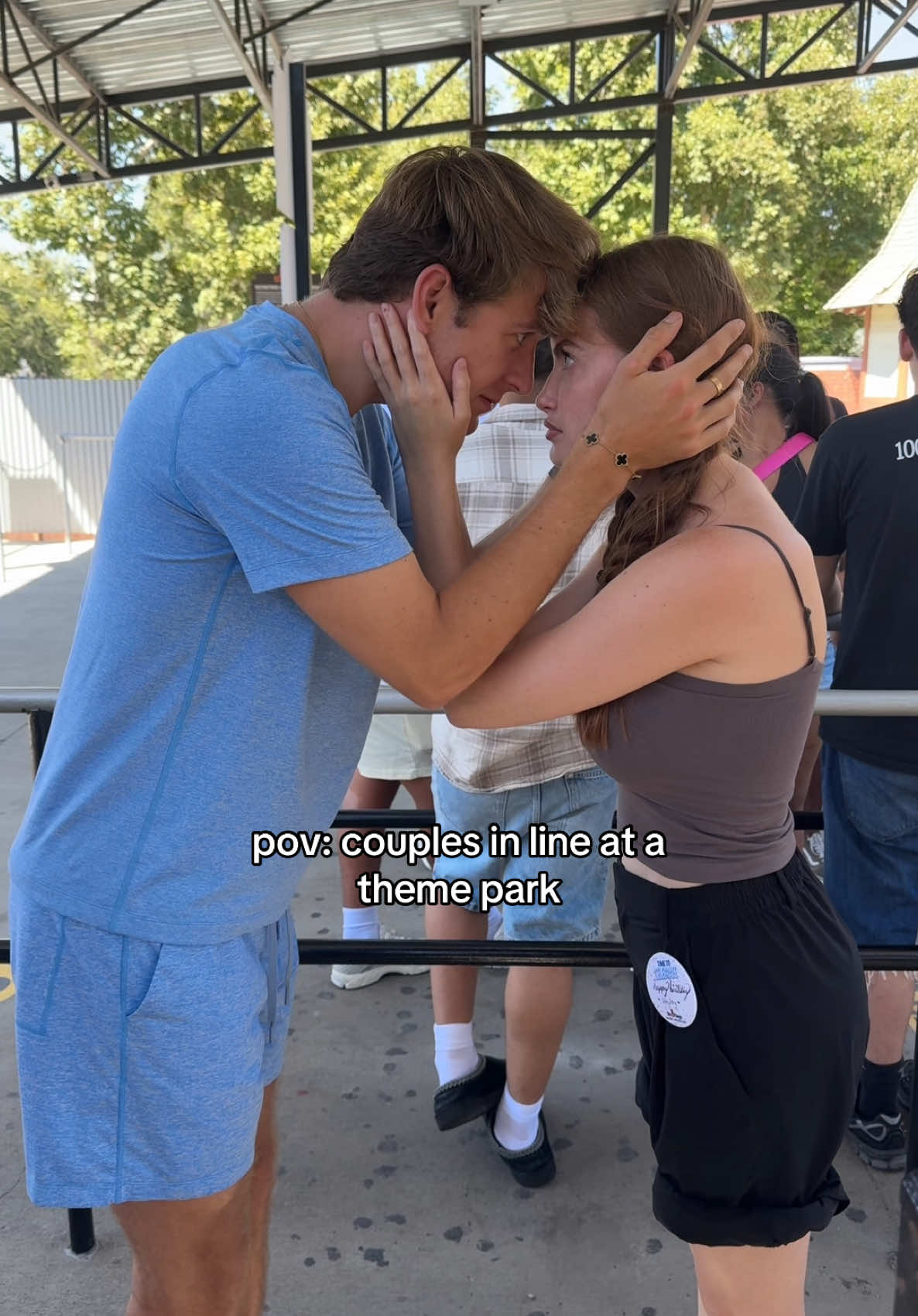 so much love at @Six Flags Magic Mountain 😭😭 @Carter Kench #magicmountain 