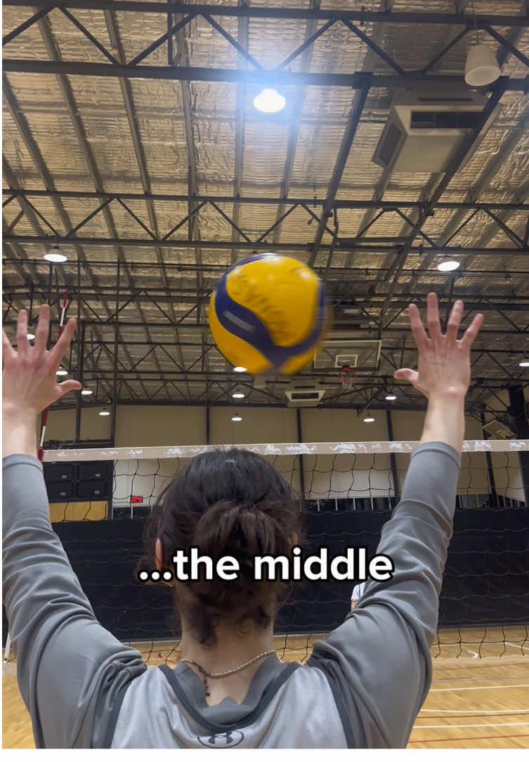 They always get in the way😭 #middleblocker #spike #volleyball 