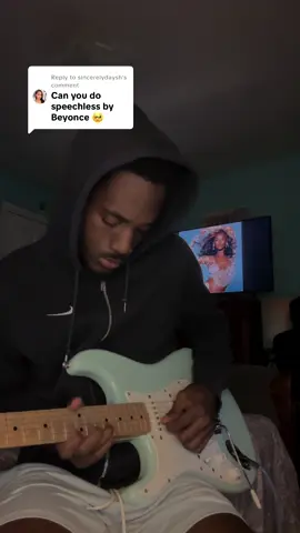 Replying to @sincerelydaysh  Speechless - Beyoncé #guitarcover #guitar #guitartok #beyoncé 