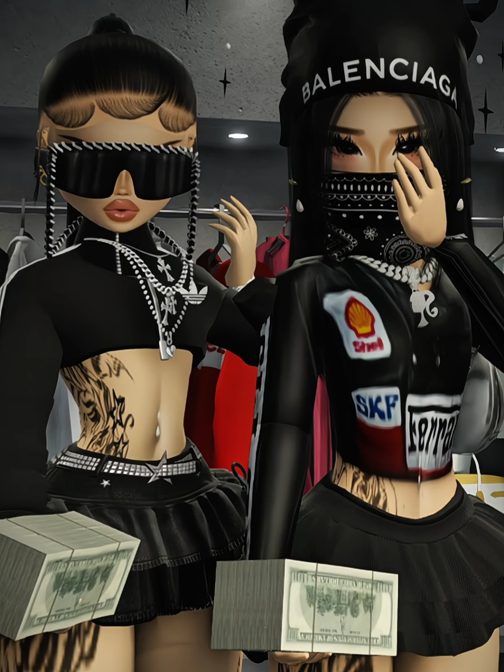 ...📞  w/ @it’syourbubzy 💄💋 #roblox #sisterhood #baddie #robloxedit 