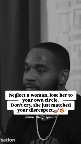 You can’t starve her of love and loyalty, then get mad when she eats somewhere else—especially if it’s right at your own table. 🍽️♟️ Match energy, not excuses. Q: 