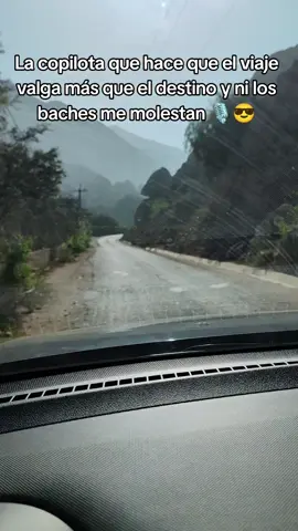 Con esta copilota, hasta el paisaje se queda corto #copilota #fyp #paratiiiiiiiiiiiiiiiiiiiiiiiiiiiiiii #viaje #auto #diversion 