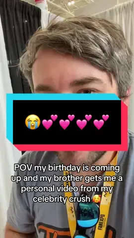 A very rare W from my little brother who got me the best birthday gift this year! A personal video from my celebrity crush Alex Brightman! I didn’t get to meet him in person but this fortunately was the best best thing! Thank you @Akuma for the best birthday gift a fangirl could ask for! #alexbrightman #hazbinhotel #helluvaboss 