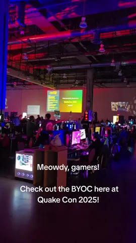 I've been at #QuakeCon this weekend! This con is one of the largest events where you can bring your PC and play with others for the weekend and hang out! #Quake #gaming #pcgaming #byoc #QuakeCon2025 #gamers #fyp 