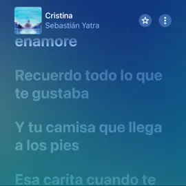 Cristina - Sebastián Yatra  #cristina #sebastianyatra #fyp #letra #musica 