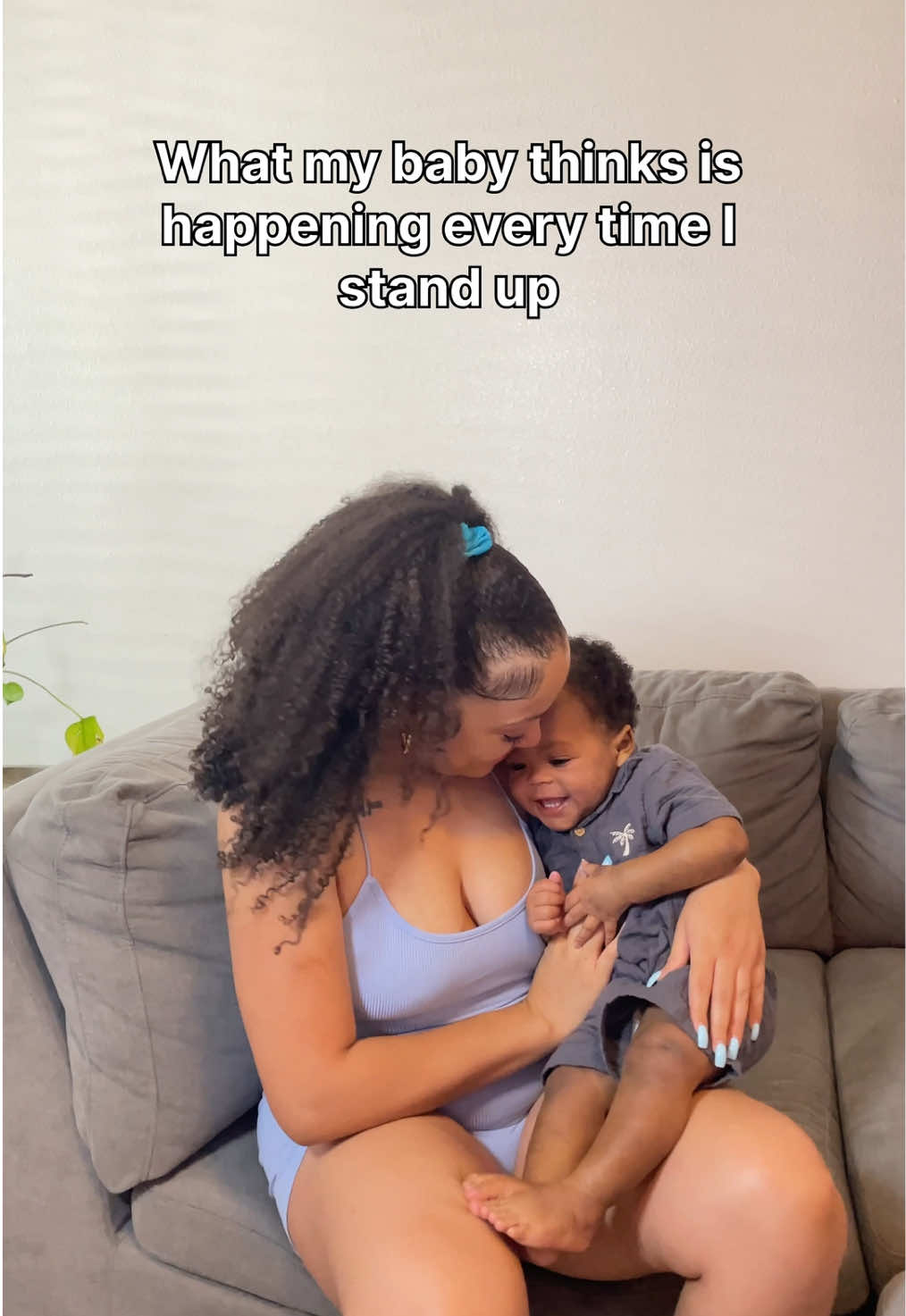 King acts like if I’m leaving and never coming back 😂 #cutebaby #comedyvideo #avianddq #viralvideo 