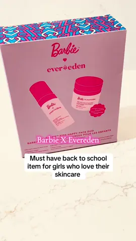 This will be the must have item for the fall! #barbie #evereden #kidsskincare #backtoschool 