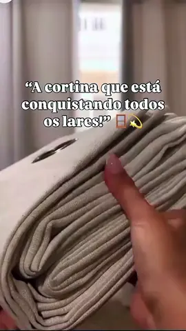 Link nos comentários. Linda cortina.  #cortina #cortinadelinho #cortinaparasala #cortinasmodernas  #shopeevideos  #afiliadashopee 