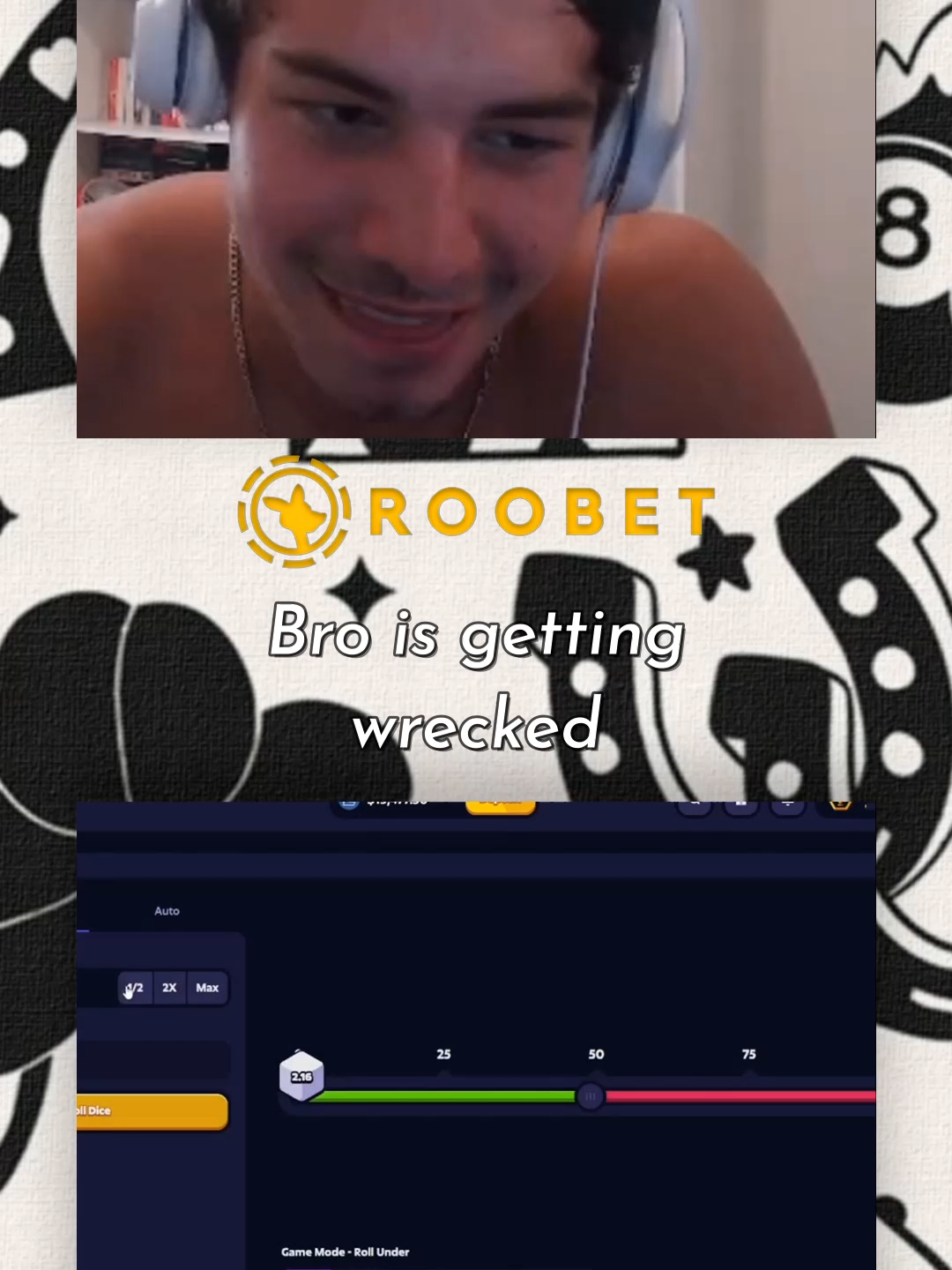 Bro is getting wrecked