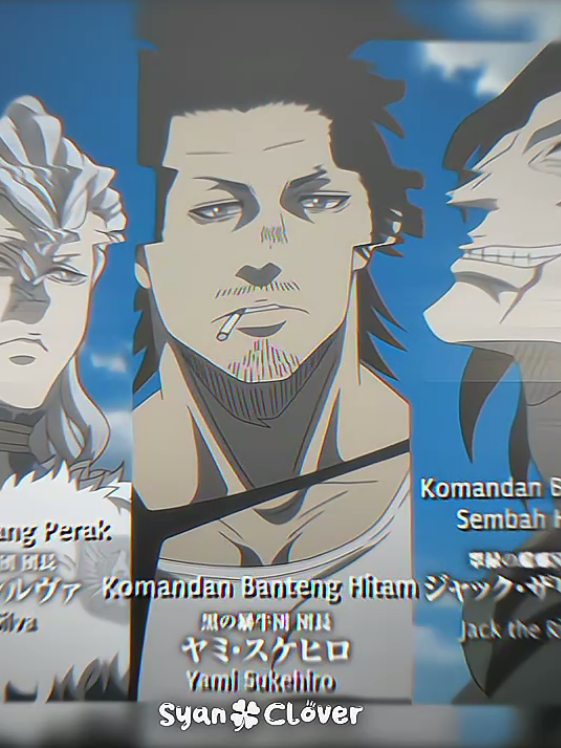 TRIO CAPTAIN MENGKECHE😎😎 #anime #blackclover #fyp #foryou #animeedit #blackcloveredit #yami #jack #nozel #jjanime #syanclover 
